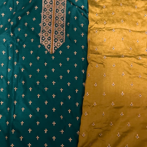 Salwar Teal and green available in medium large XL - Picture 2 of 2